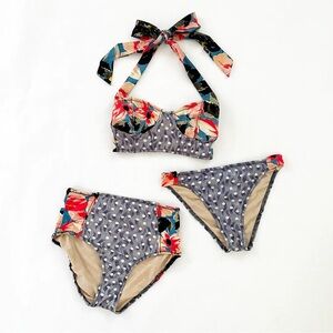 SUNO Floral Bikini